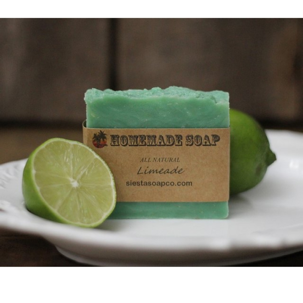 Homemade Limeade Bar Soap
